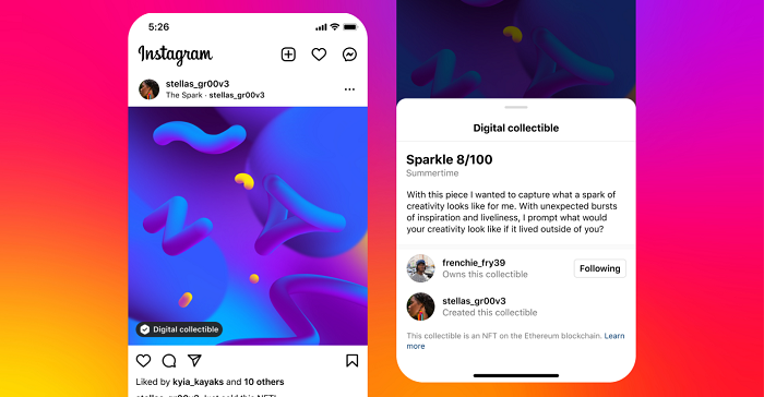Instagram Launches Initial Test of NFT Display Options, Which Are Also Coming to Facebook Soon