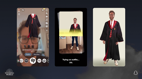 Snapchat Unveils AR-to-Purchase Activation for Halloween Costumes