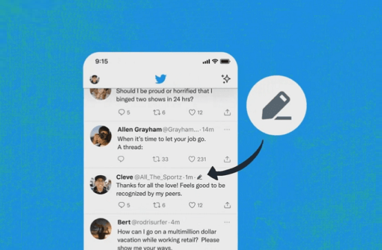 Twitter Launches First Stage of the Live Roll Out of Tweet Editing