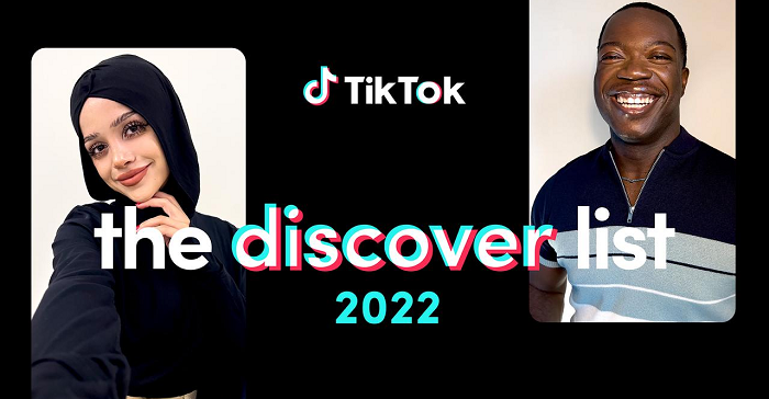TikTok Announces its 2022 ‘Discover List’ of Top Creators and Innovators in the App