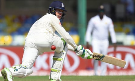 Keaton Jennings in action for Sri Lanka in 2018