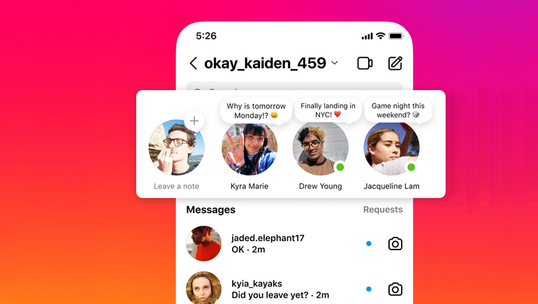 Instagram Rolls Out Inbox ‘Notes’ to More Regions